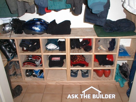 Shoe storage - cubby