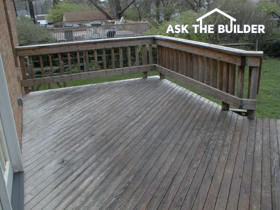 deck cleaning