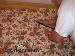 Tim installing wallpaper