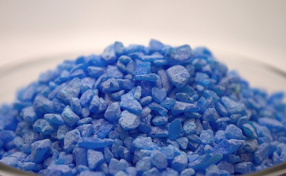 copper sulfate crystals