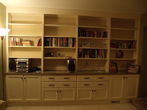 Finished bookcase