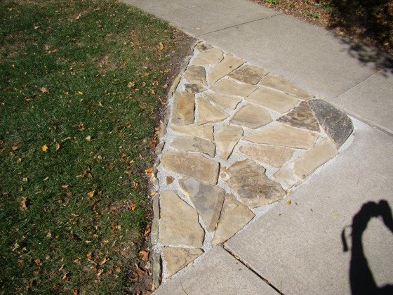 stone walkway