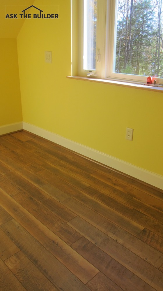 This man cave floor was installed start to finish in a few hours. Photo Credit: Tim Carter