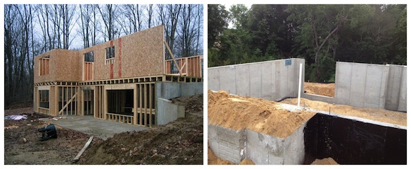 The image on the left is what Joe's builder wants to do. Joe thinks he want's what's on the right. Photo credit: Who knows - Joe supplied the images.