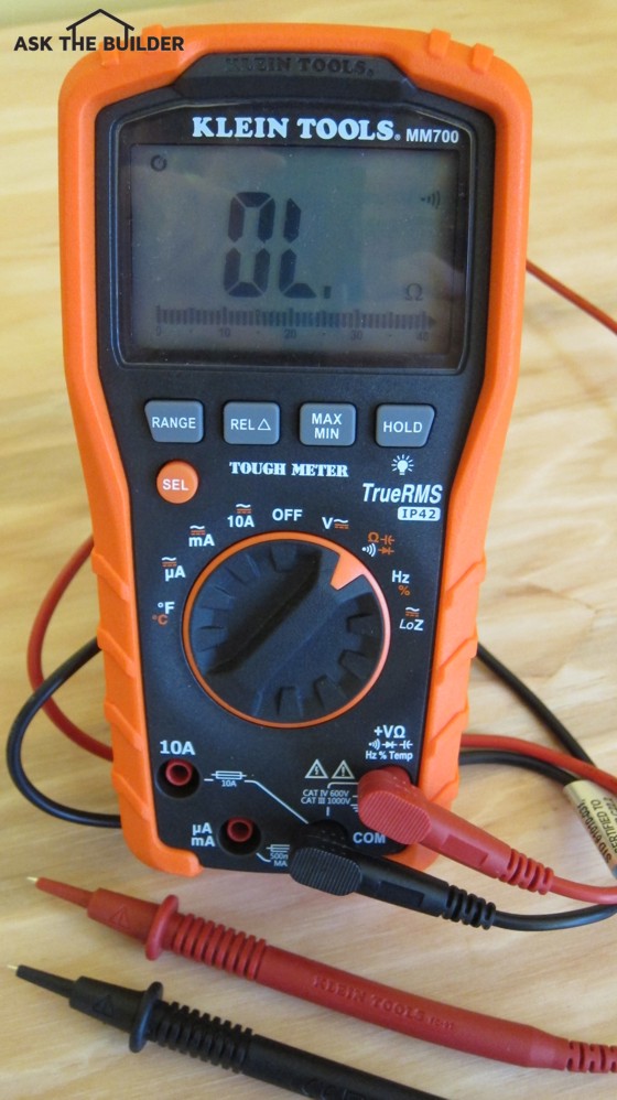 This is a dandy digital electrical multimeter that allows you to do lots of troubleshooting around your home. Photo Credit: Tim Carter
