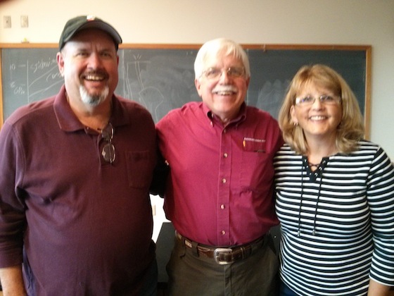 Here I am with Mark and Roxanne Morand. They're two of my newsletter subscribers who traveled to hear me speak. I'm so grateful to have amazing subscribers like Mark and Roxanne!