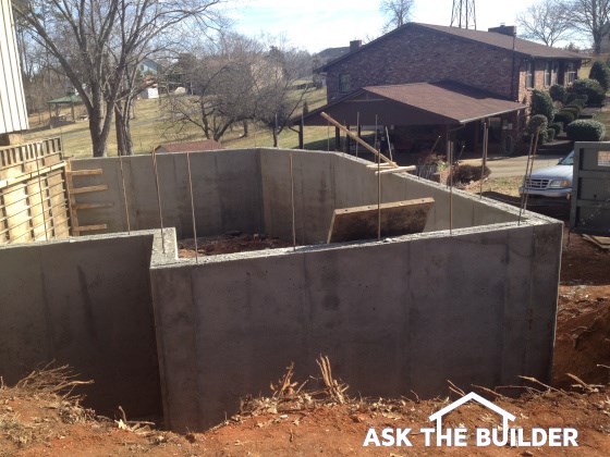 poured concrete foundation