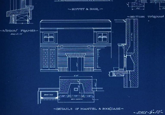 fireplace blueprint