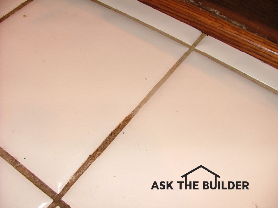 before & after grout cleaning