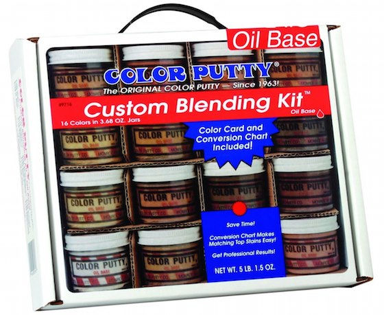 color putty wood kit