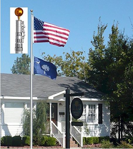 telescoping flag pole