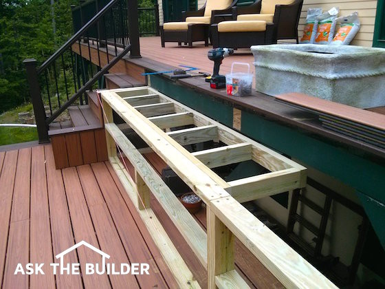 deck bench seat