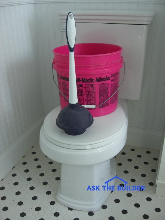Clogged Toilet Fix Is Easy | Use Water!