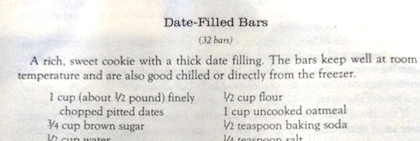 date recipe