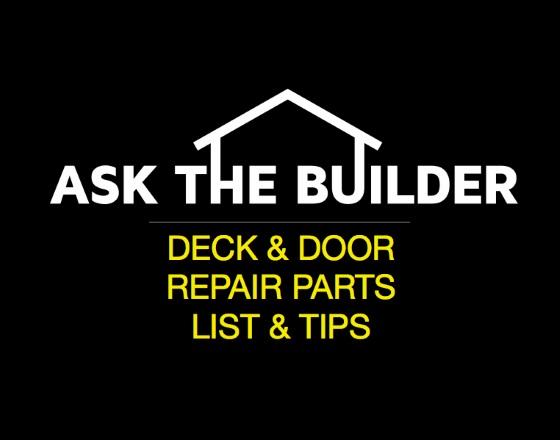 Deck Repair Parts List