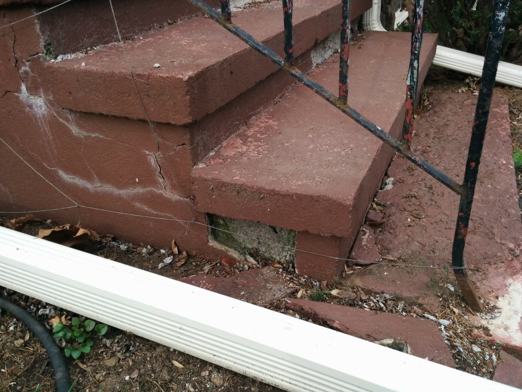concrete step repair