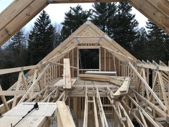 floor truss in attic