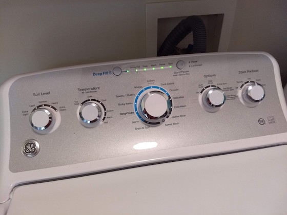 ge top load washer