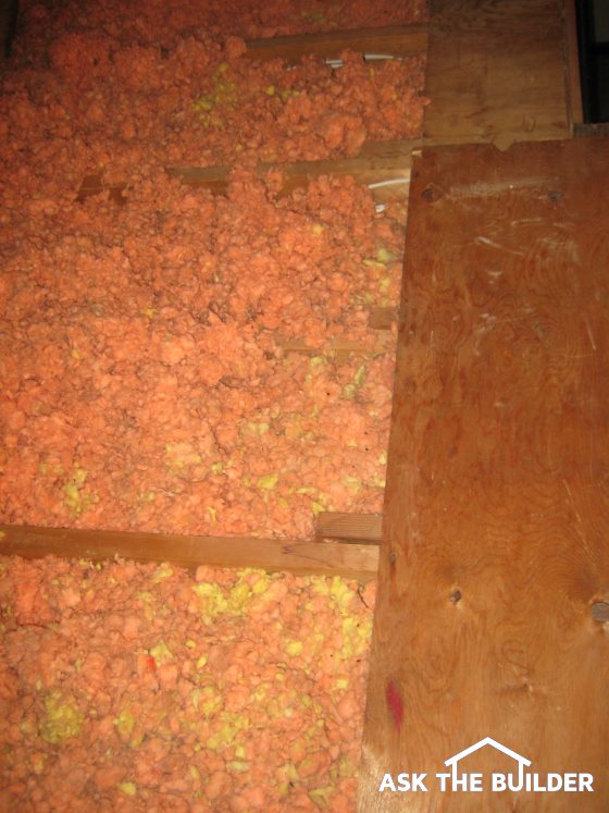 blown fiberglass insulation