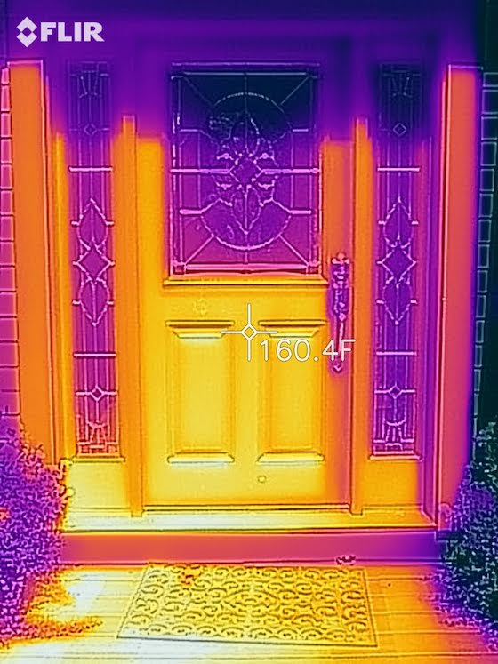 infrared fiberglass door photo