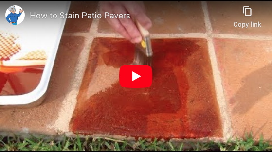 How to Stain Patio Pavers