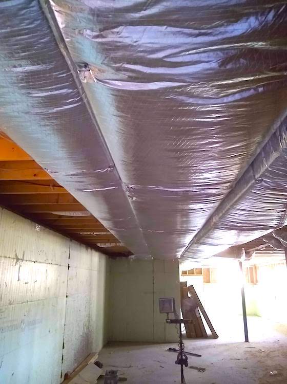 insulate basement ductwork