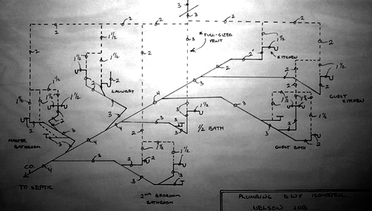 plumbing plan isometric