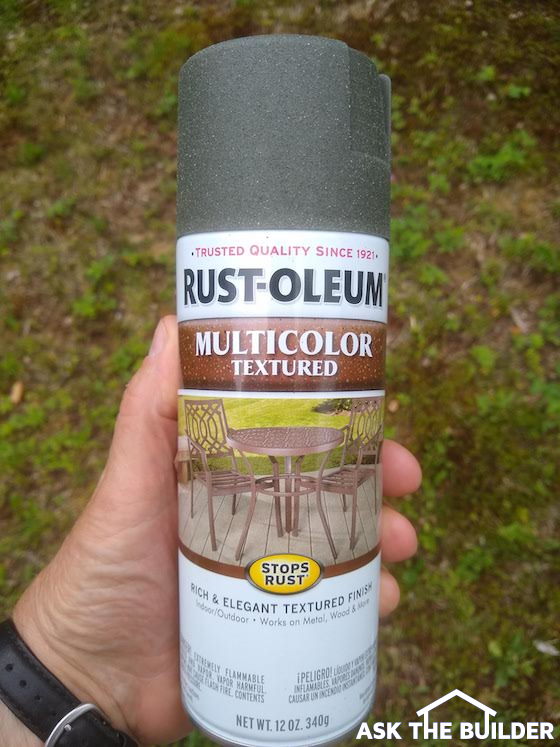 rustoleum multicolor textured spray paint