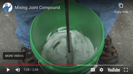 mix joint compound