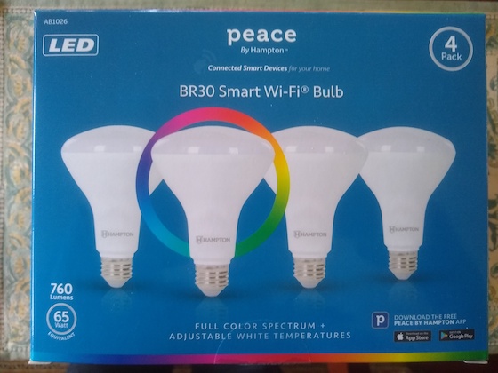 Peace LED recessed bulbs