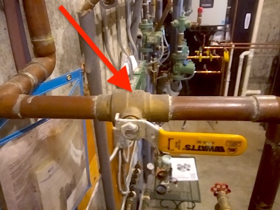 ball valve main water shutoff valve