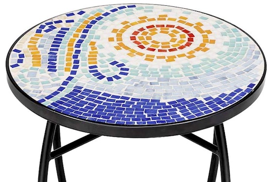 mosaic tile tabletop